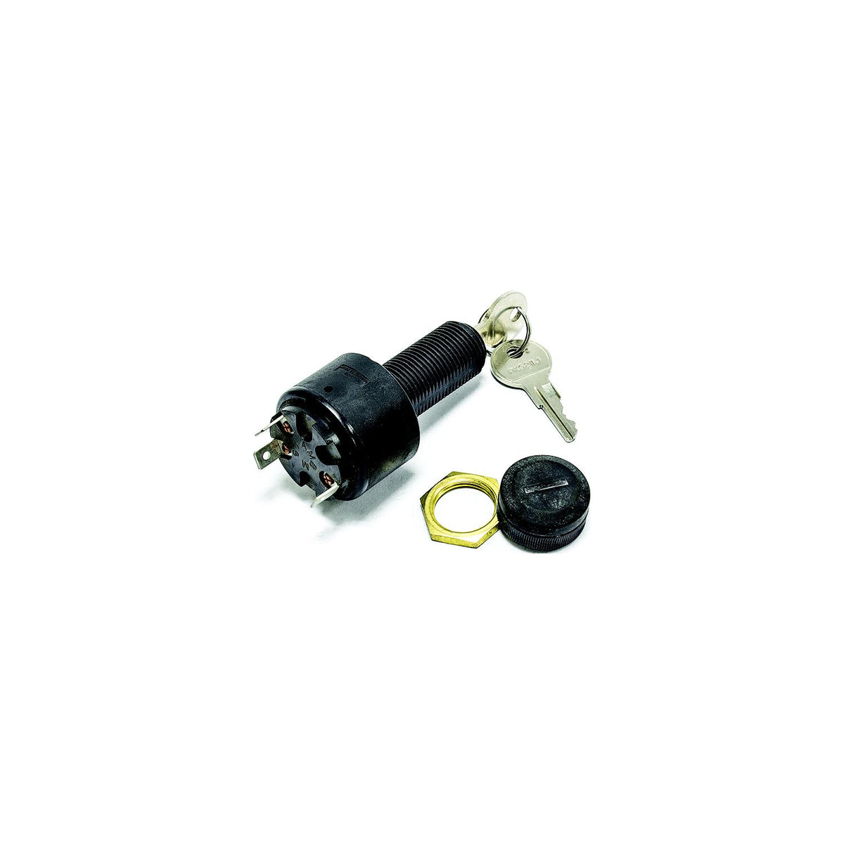 Sierra MP39770 Conventional 3 Position 1 1/8" Polyester 3 Blade Terminal 12 15 Amp Ignition Starter Switch -Modern Boat Sales & Service