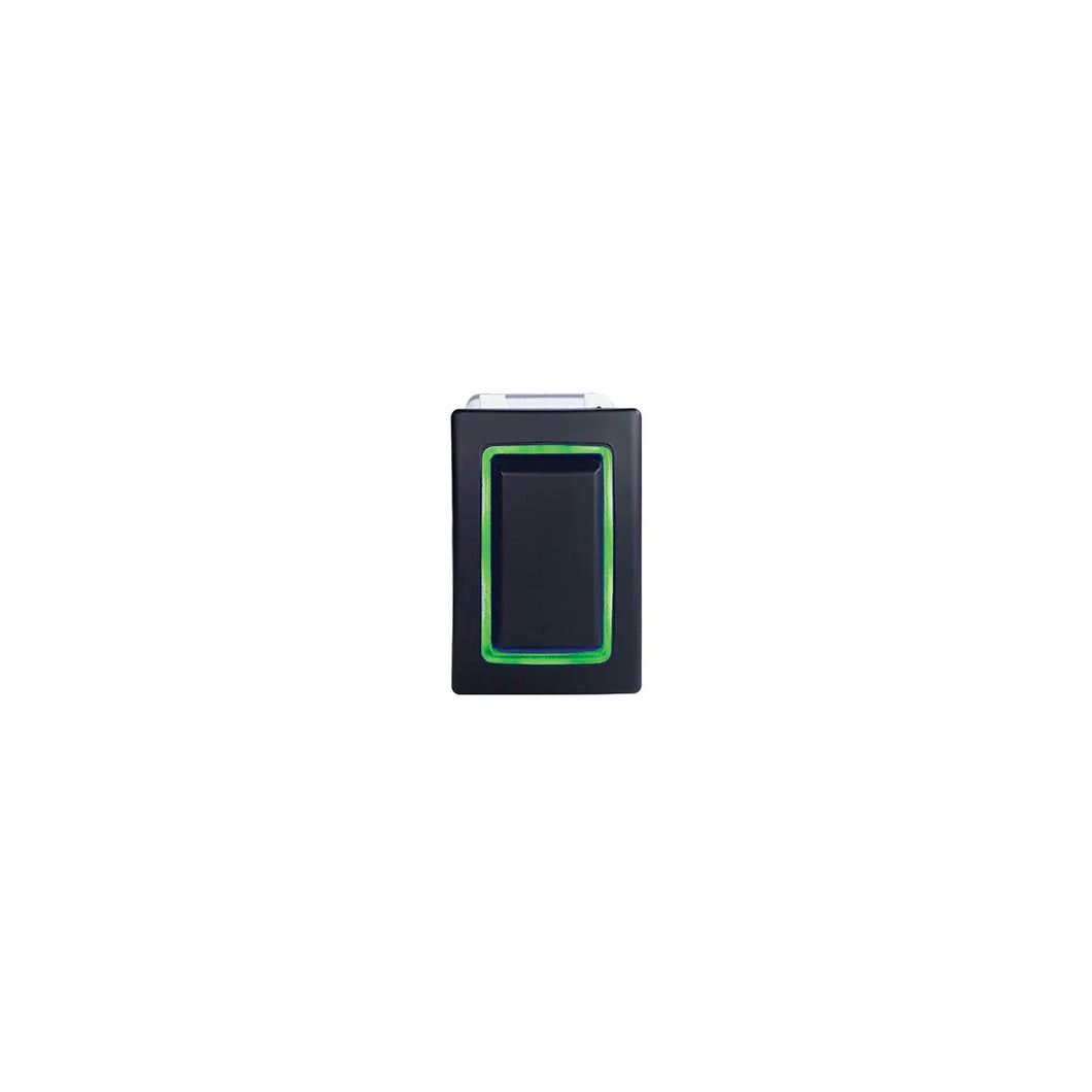 Sierra RK40610G Rocker Switch w/Halo LED Light, ON - OFF, SPST, Geen -Modern Boat Sales & Service