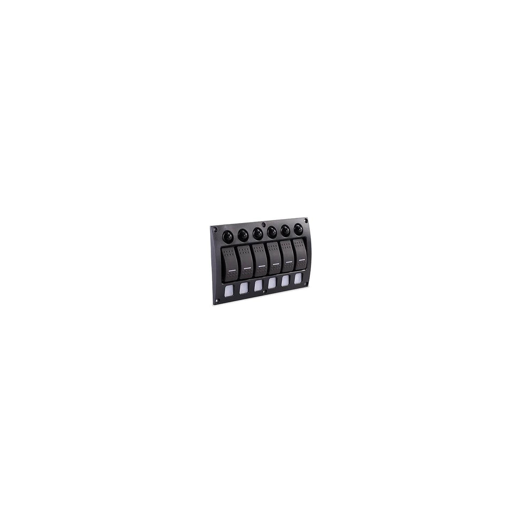 Sierra SP21010 Weather Resistant Breaker Panel, 6-Gang -Modern Boat Sales & Service