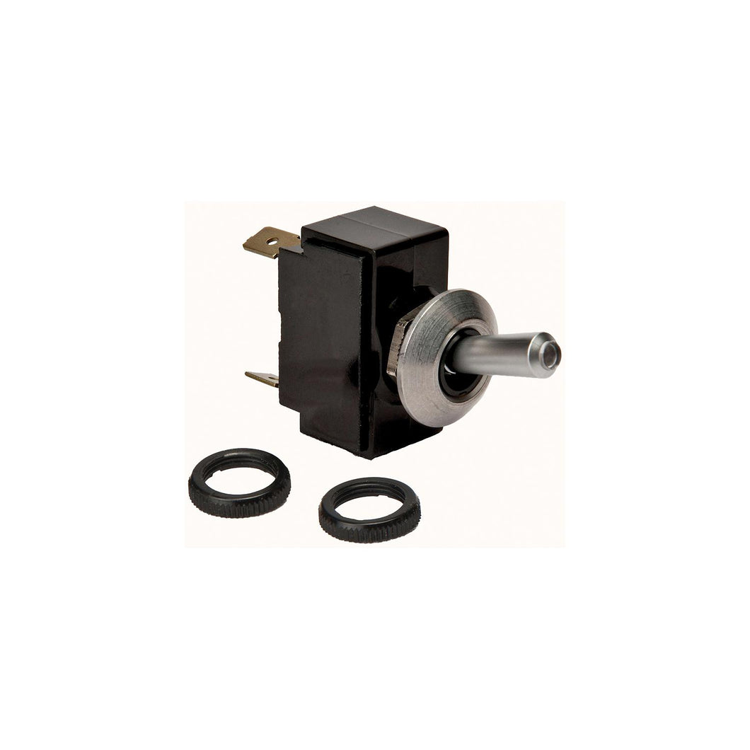 Satin Chrome Tip Lit Illuminated Toggle Switch -Modern Boat Sales & Service