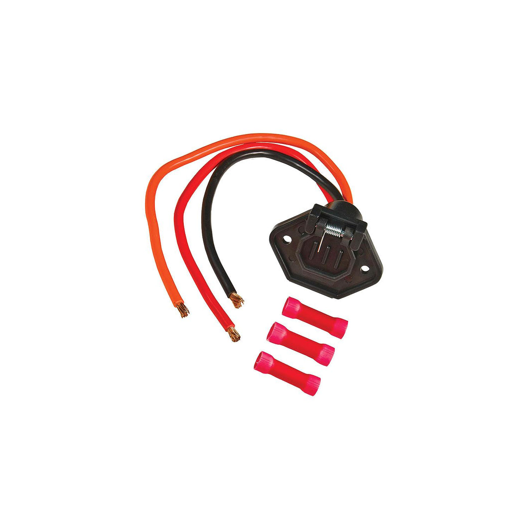 Male Boat SideTrolling Motor Plug 8Ga 24V 3 Wire -Modern Boat Sales & Service