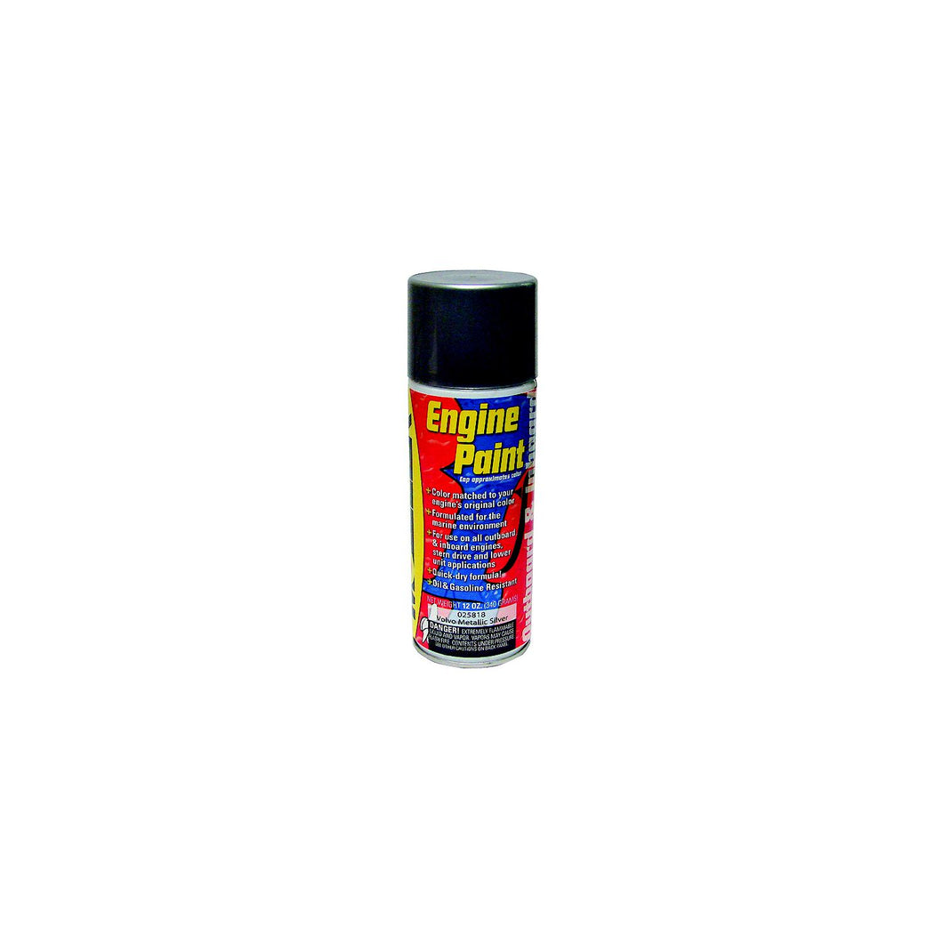 Engine Spray Paint, Volvo Metallic Silver Default Title -Modern Boat Sales & Service