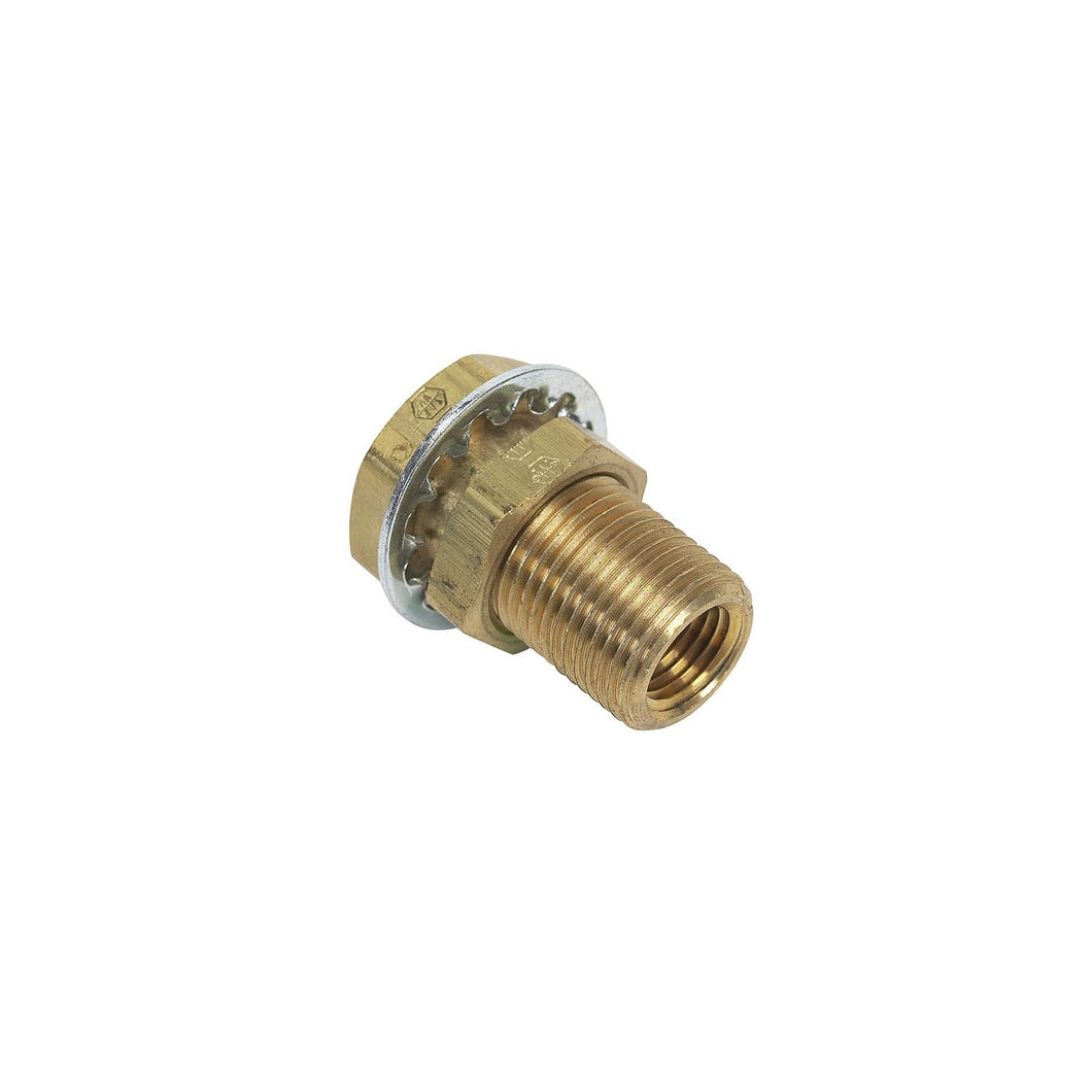 Fitting-Bulkhead Brass 1/4Fnpt -Modern Boat Sales & Service
