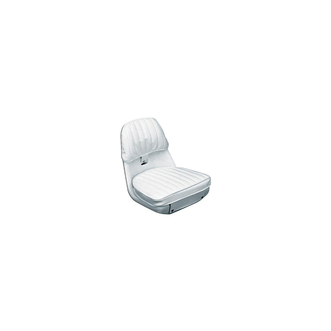 Moeller Economy Seat, Cushion Set and Mounting Plate - White -Modern Boat Sales & Service