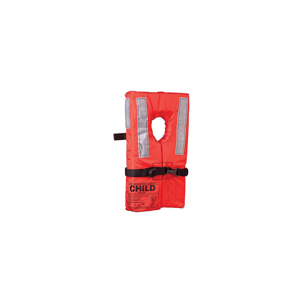 Kent 10010020000212 Type I Universal Collar Style Life Jacket, Child -Modern Boat Sales & Service