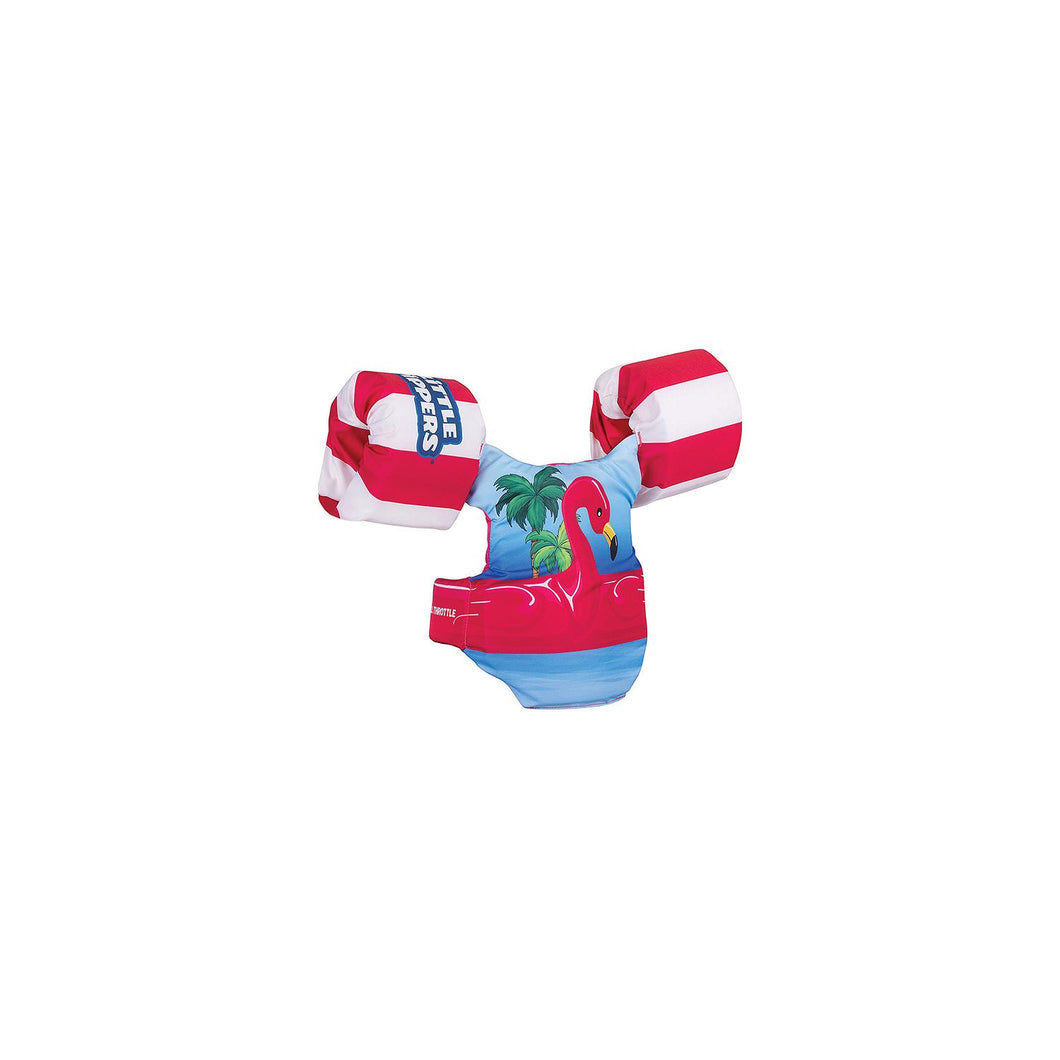 Full Throttle 10440010500122 Little DippersÂ® Child Vest, Flamingo -Modern Boat Sales & Service