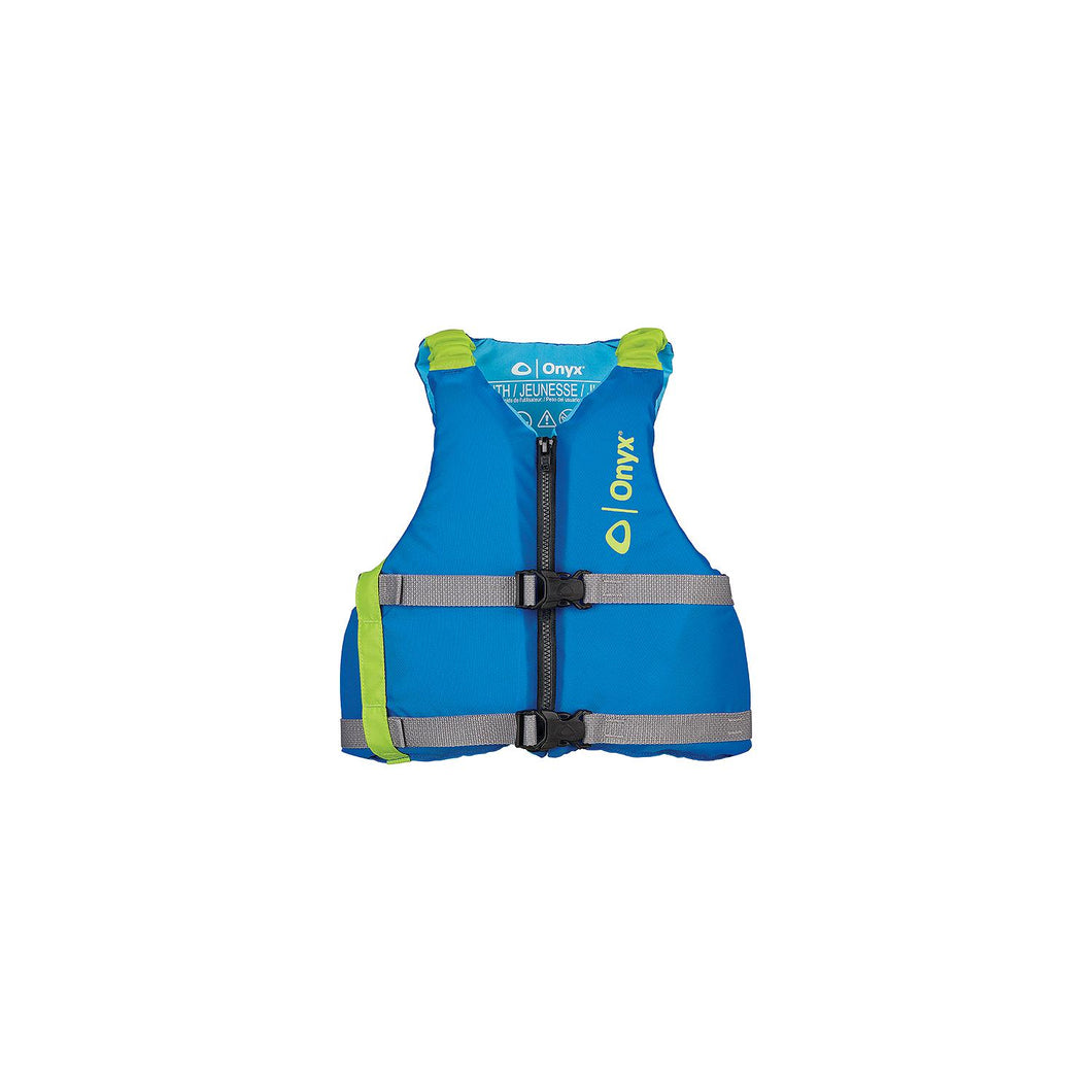 Onyx 12190050000221 Youth Paddle Life Jacket, Youth, Blue -Modern Boat Sales & Service