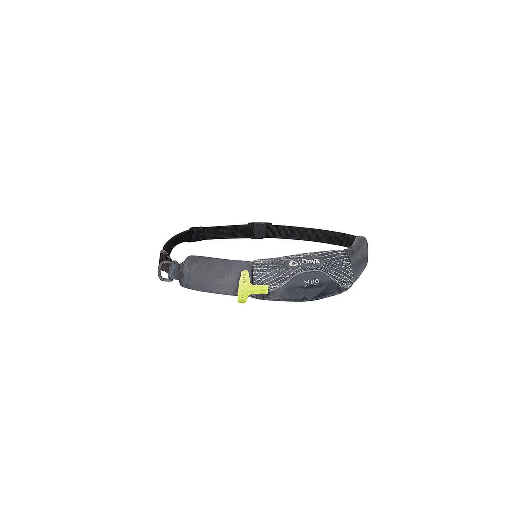 Onyx 13090070100419 M-16 Manual Inflatable Belt Pack, Grey -Modern Boat Sales & Service