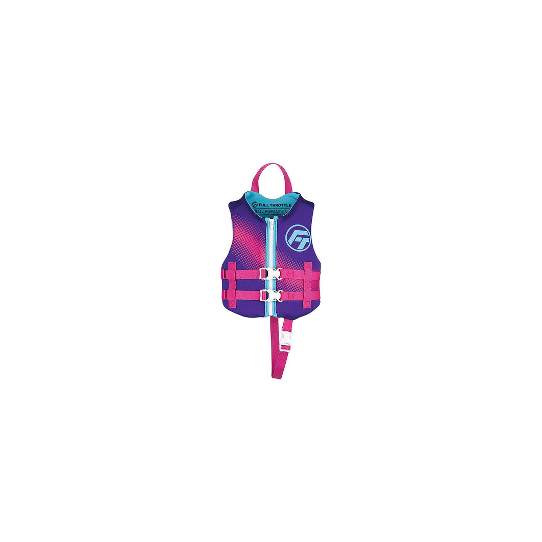 Full Throttle 14210060000122 Rapid-Dry Life Vest, Child, Purple -Modern Boat Sales & Service
