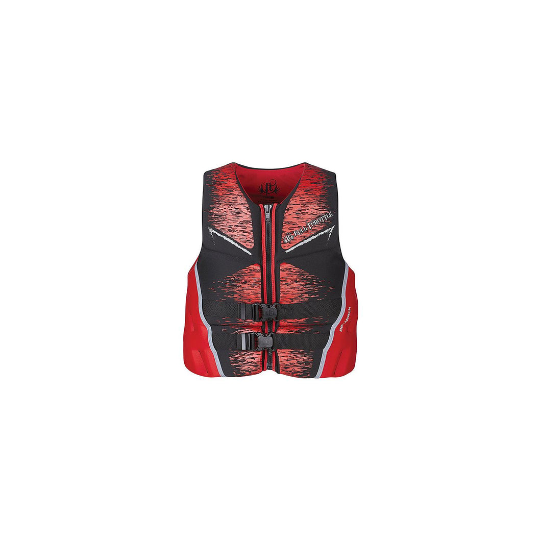 Full Throttle 14250010003022 Men's Adult Rapid Dry Flex Back Life Jacket, Medium, Red -Modern Boat Sales & Service