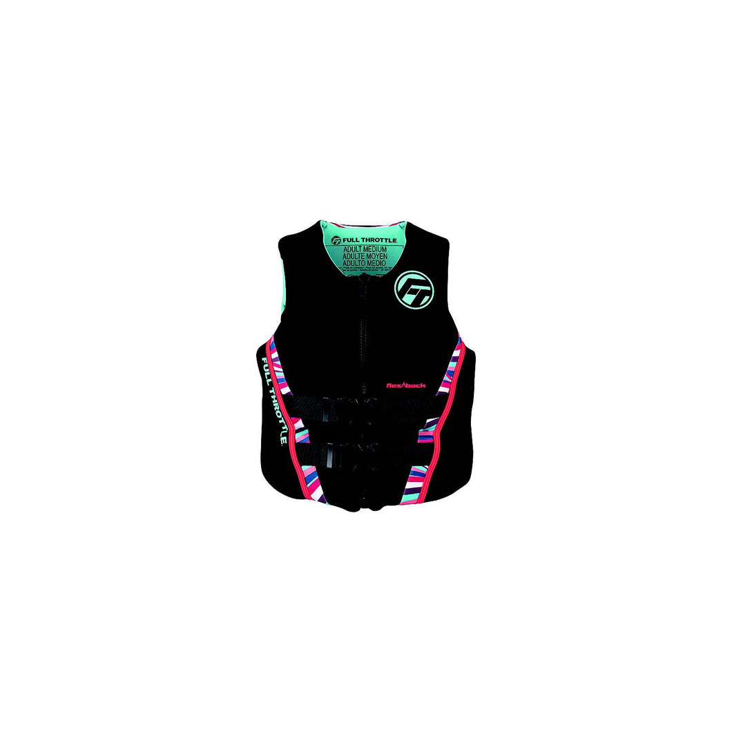 Full Throttle 14250010583022 Women's Adult Rapid-Dry Flex Back Vest, Pink, Med. -Modern Boat Sales & Service