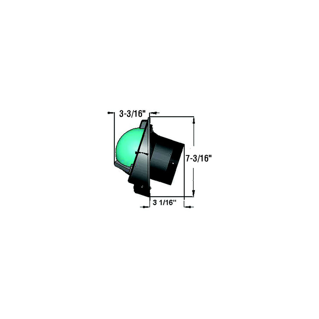 Navigator Compass, Bulkhead Mount, Combi Dial, Black Default Title -Modern Boat Sales & Service