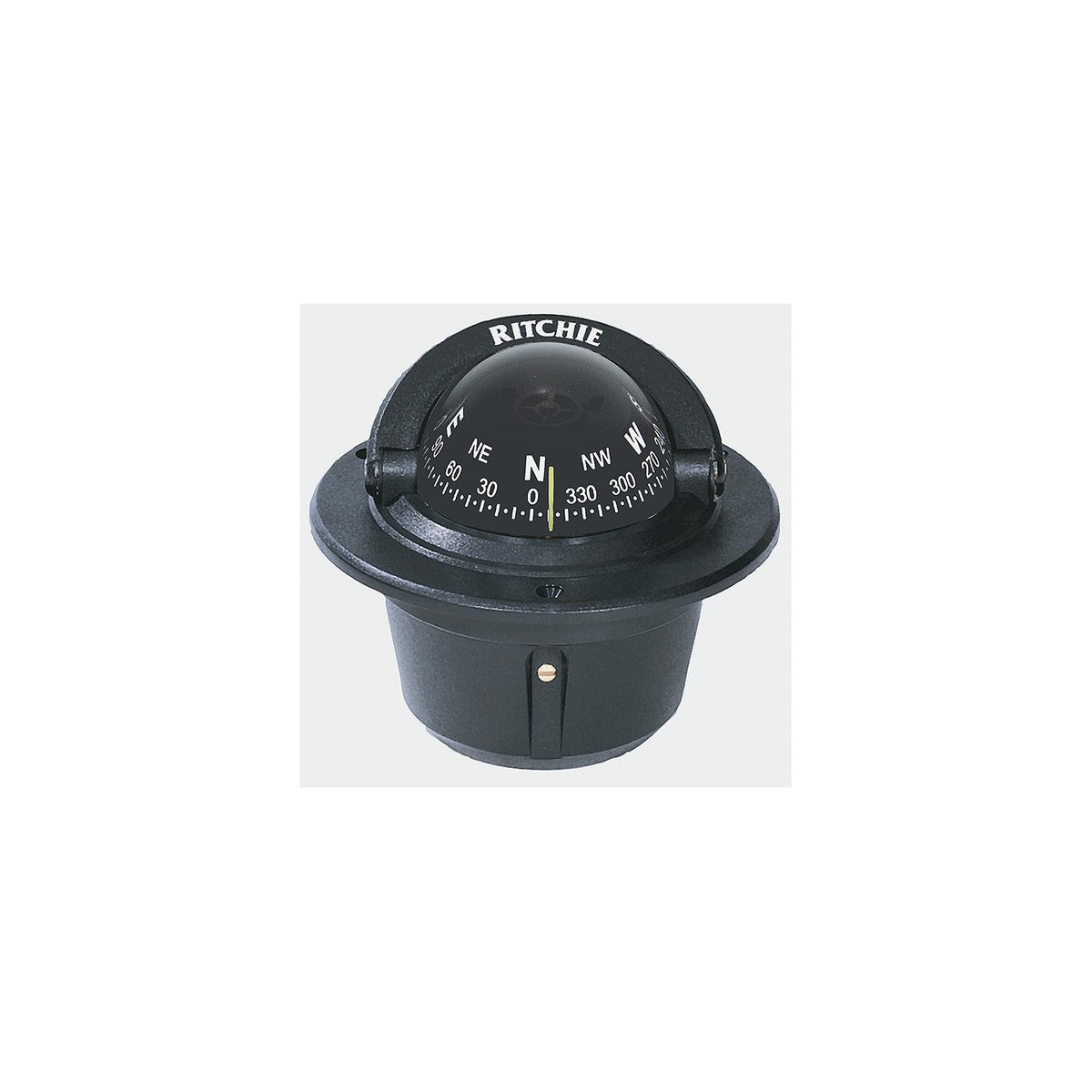 Explorer Flush Mt. Compass, Black -Modern Boat Sales & Service