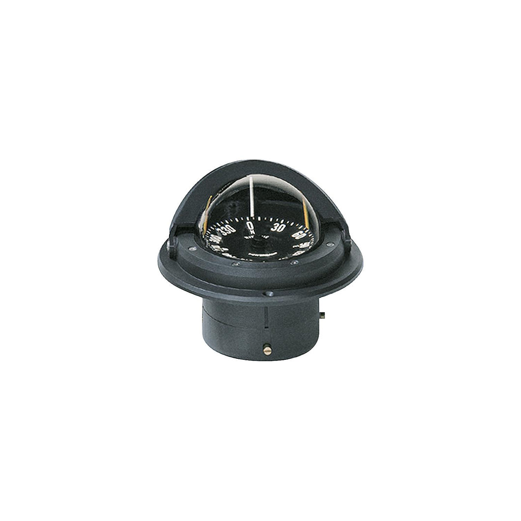 Voyager Compass-Flush Mount, Flat Dial, Black Default Title -Modern Boat Sales & Service