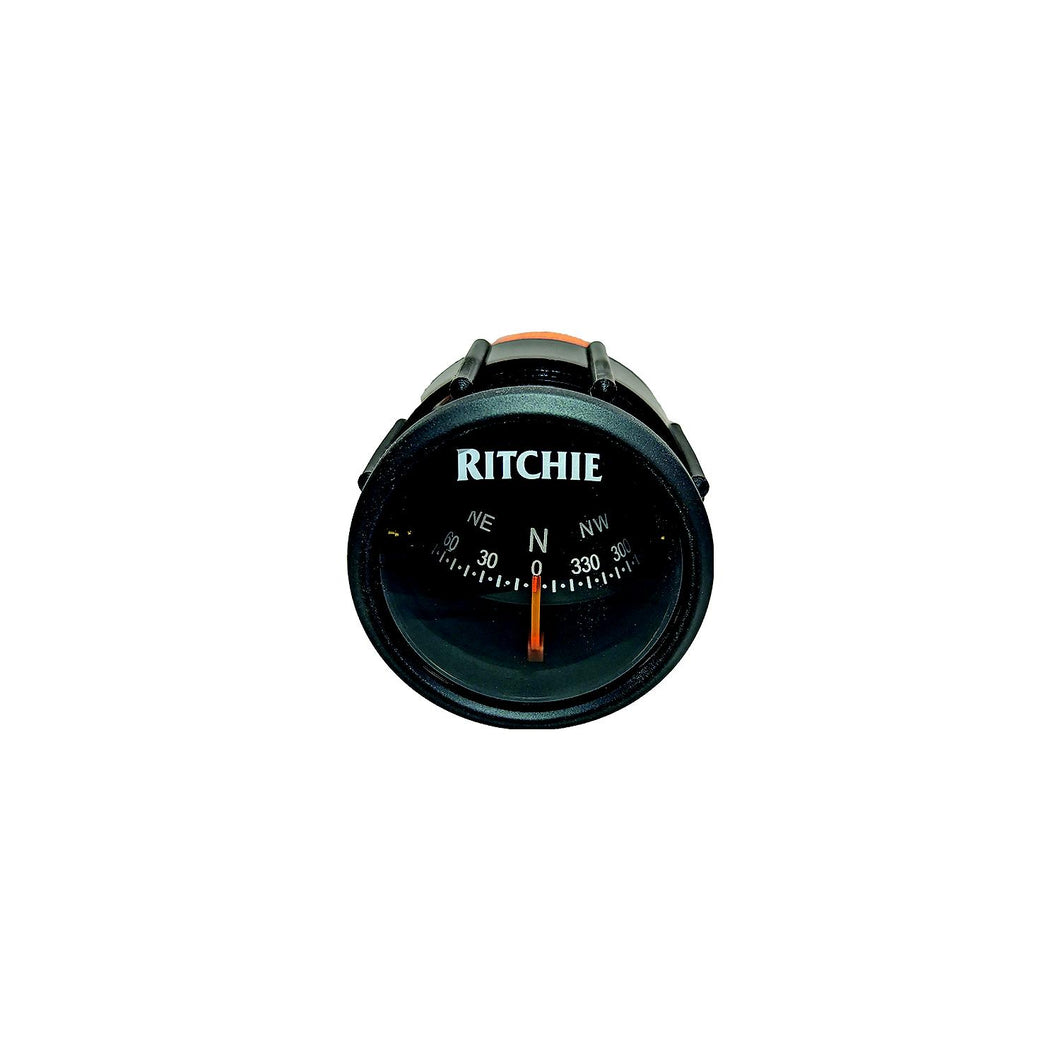 Ritchie X23BB Sport Dash Mount Compass, Black/Black dial -Modern Boat Sales & Service