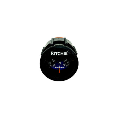 Ritchie X23BU Sport Dash Mount Compass, Black/blue dial -Modern Boat Sales & Service