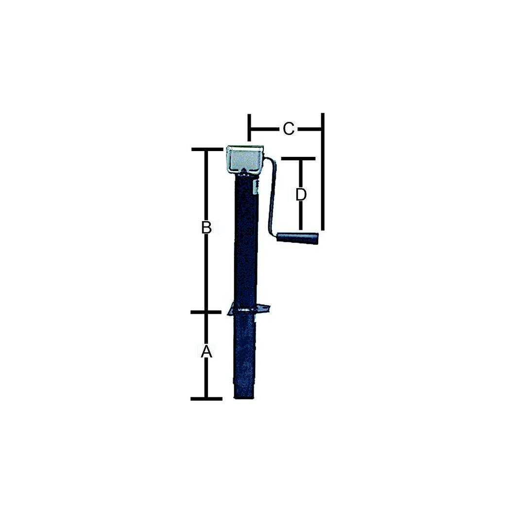 Bal Products 29025B Side Wind A-Frame 2,000 lb Capacity Tongue Jack for RV Trailers -Modern Boat Sales & Service
