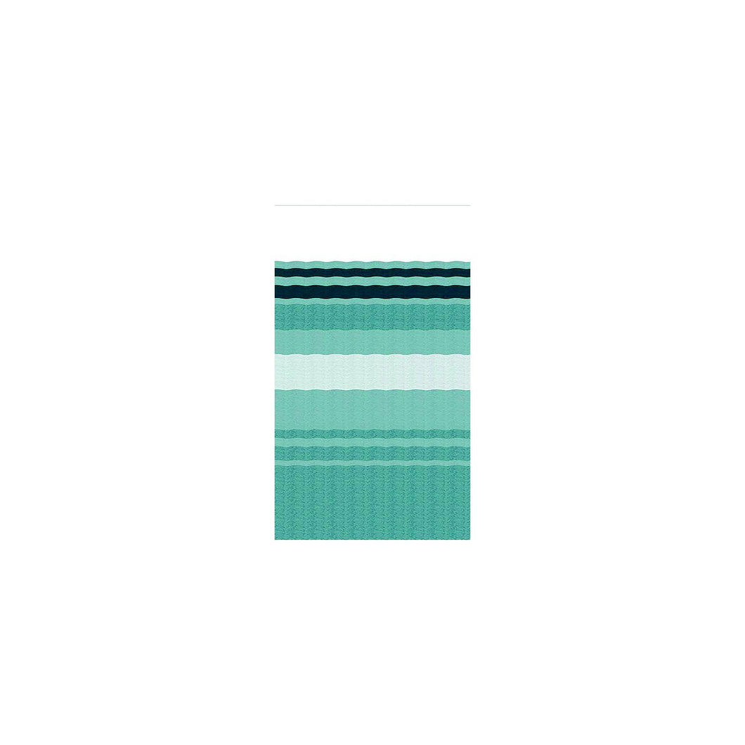 Carefree JU188C00 1-Piece Standard Vinyl Awning Replacement Fabric, 18', Teal Fade on Both Sides, White Weatherguard -Modern Boat Sales & Service