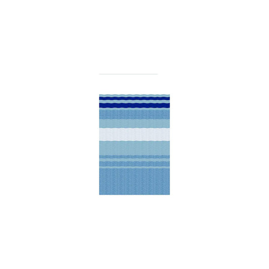 Carefree JU168E00 1-Piece Standard Vinyl Awning Replacement Fabric, 16', Ocean Blue Fade on Both Sides, White Weatherguard -Modern Boat Sales & Service