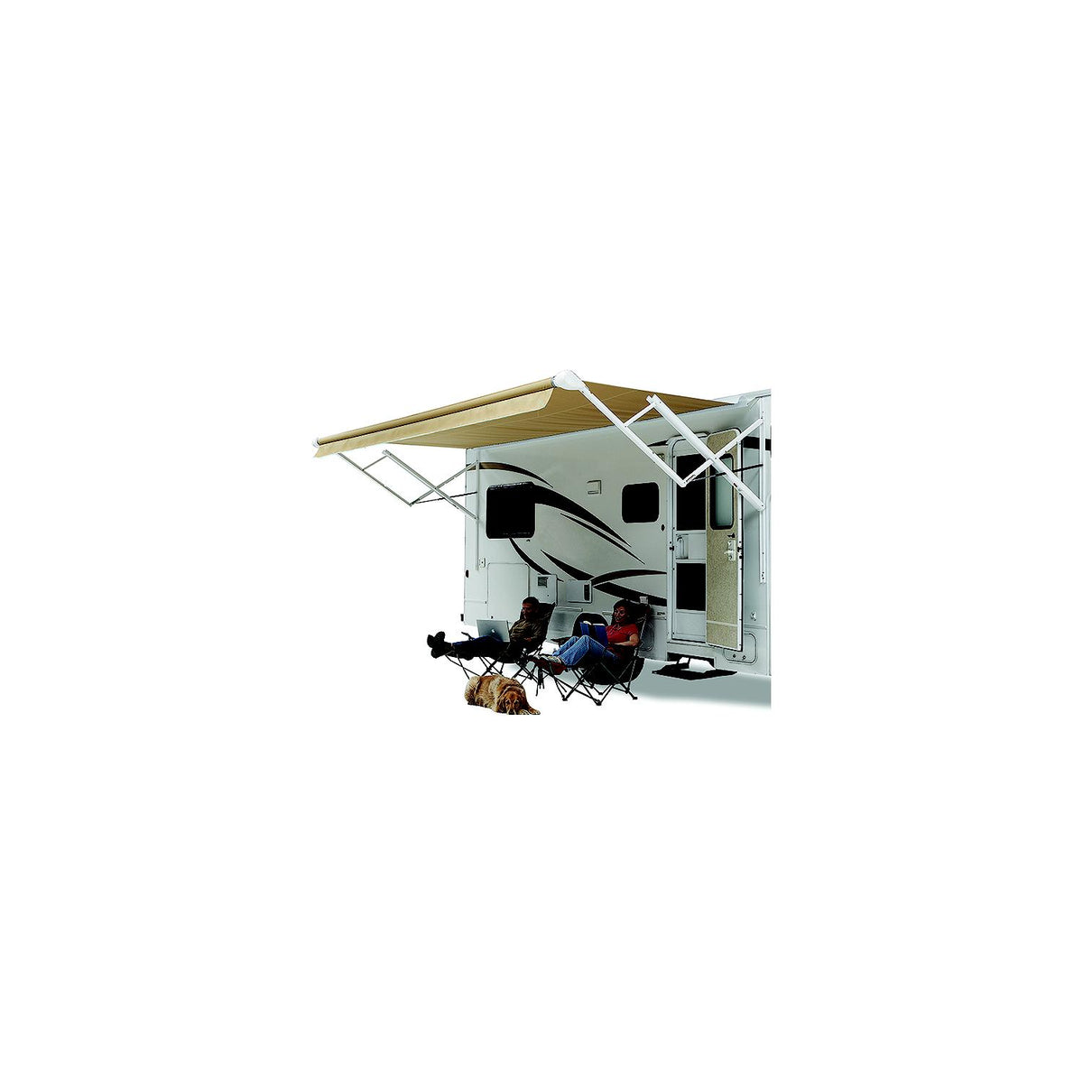 Carefree Adjustable Pitch Travel'r Arm Set, Polar White -Modern Boat Sales & Service