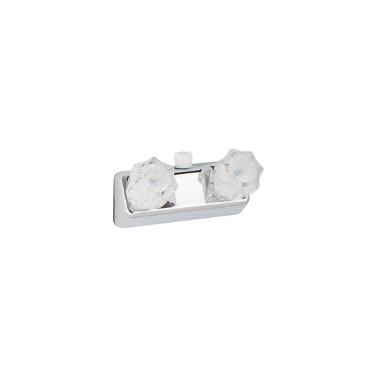 Utopia Shower Valve, Chrome w/Clear Handles -Modern Boat Sales & Service