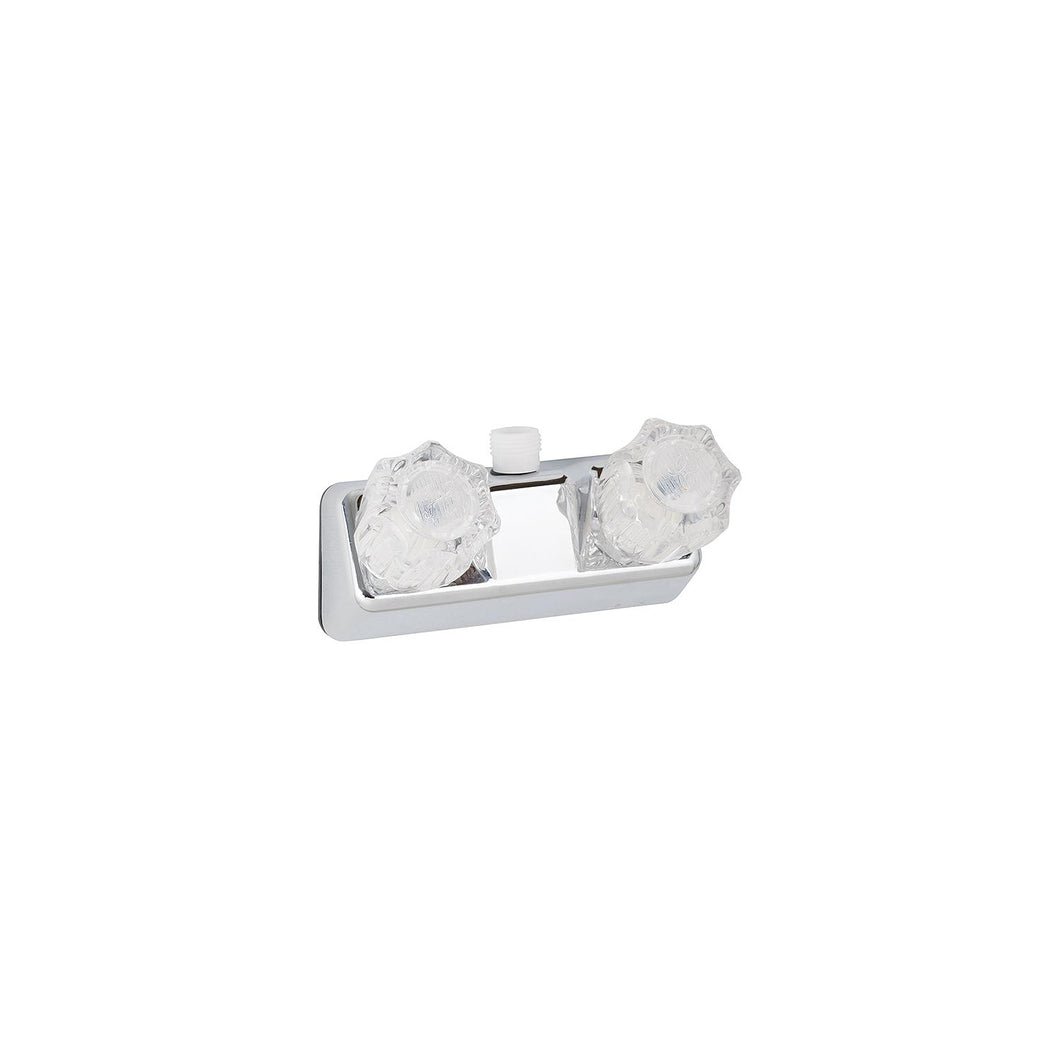 Utopia Shower Valve, Chrome w/Clear Handles -Modern Boat Sales & Service