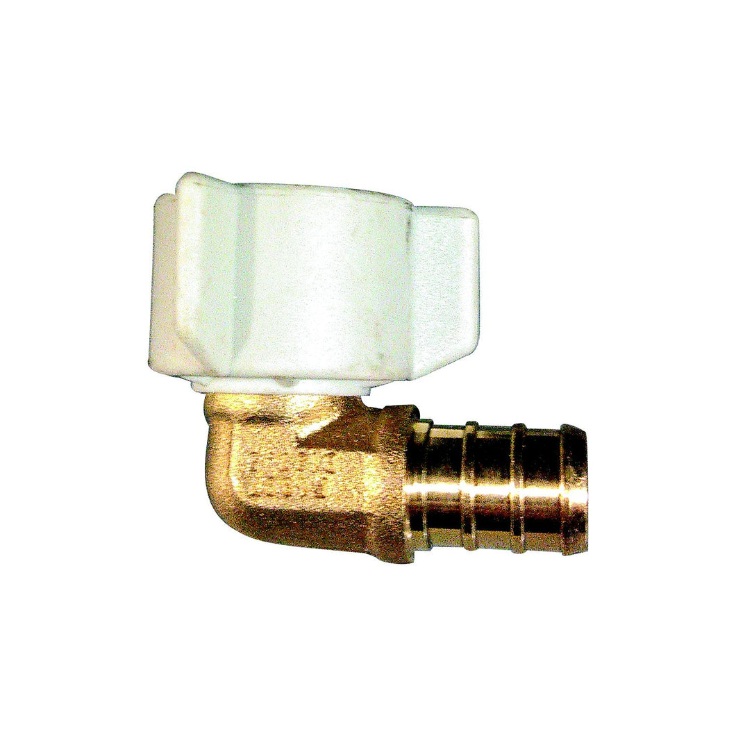 Bristol 49BPSE44G QestPEX Swivel Elbow w/ Plastic Nut - 1/2