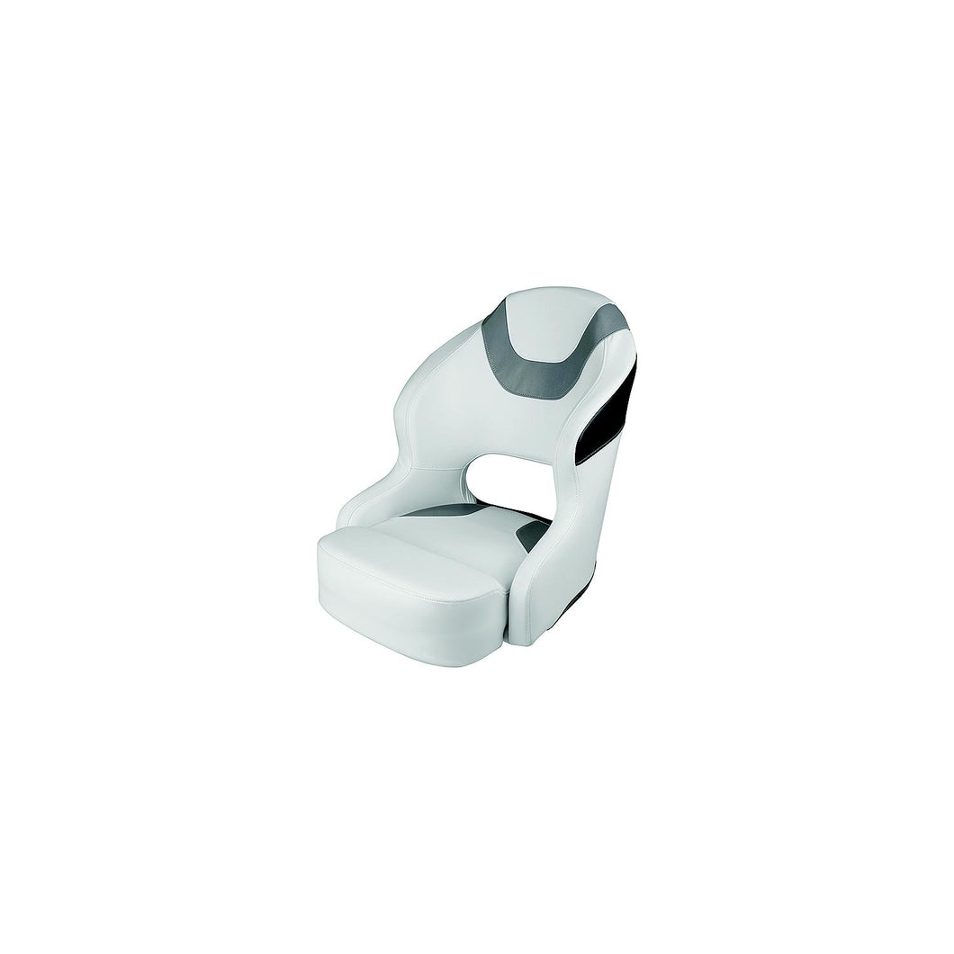 Wise Baja Series Bucket Seat, Brite White / Grey / Black -Modern Boat Sales & Service