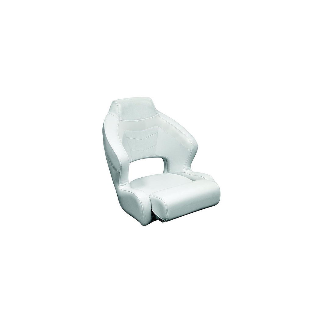 Wise 3338784 Baja XL Bucket Seat w/ Flip Up Bolster, Brite White -Modern Boat Sales & Service