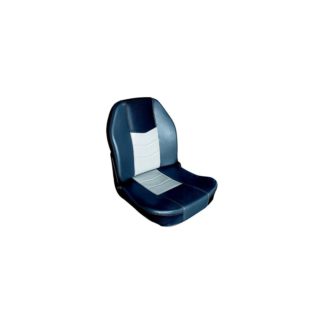 Wise 33401788 Quantum Series Fold Down Seat, Jazz Black / Marble / Charcoal -Modern Boat Sales & Service