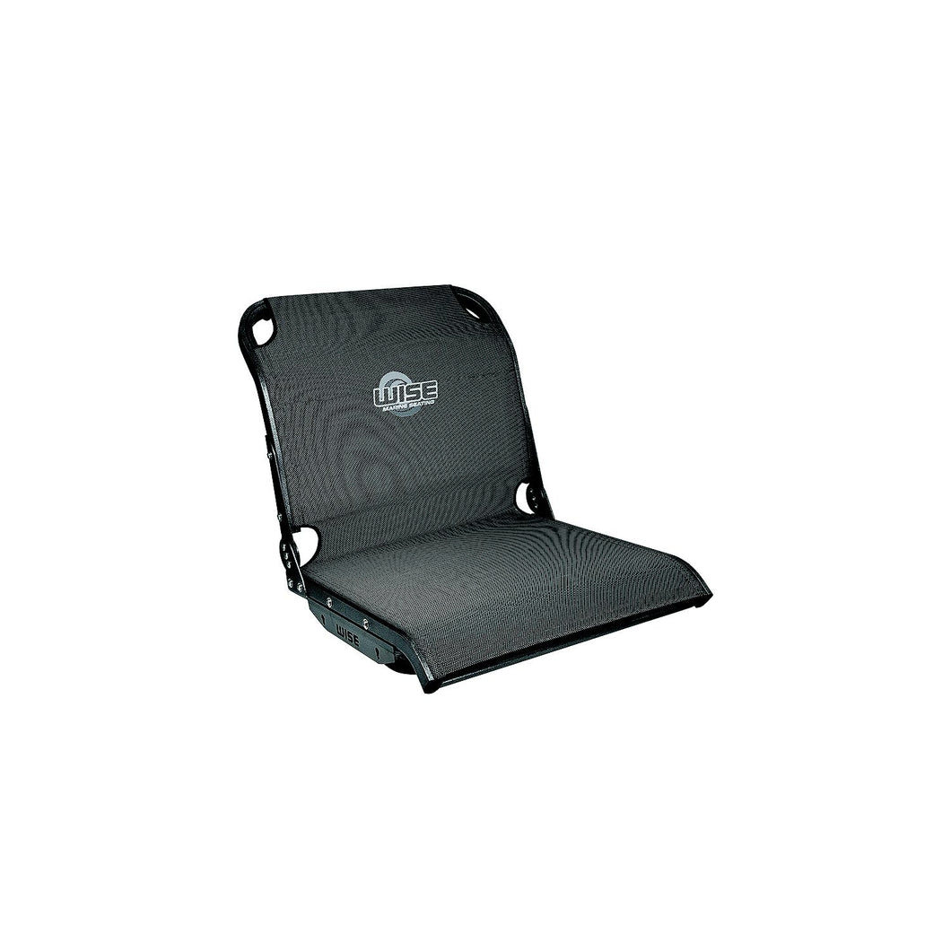 Wise 33741800 Aero X Boat Seat, Carbon Grey Mesh, Mid-Back -Modern Boat Sales & Service