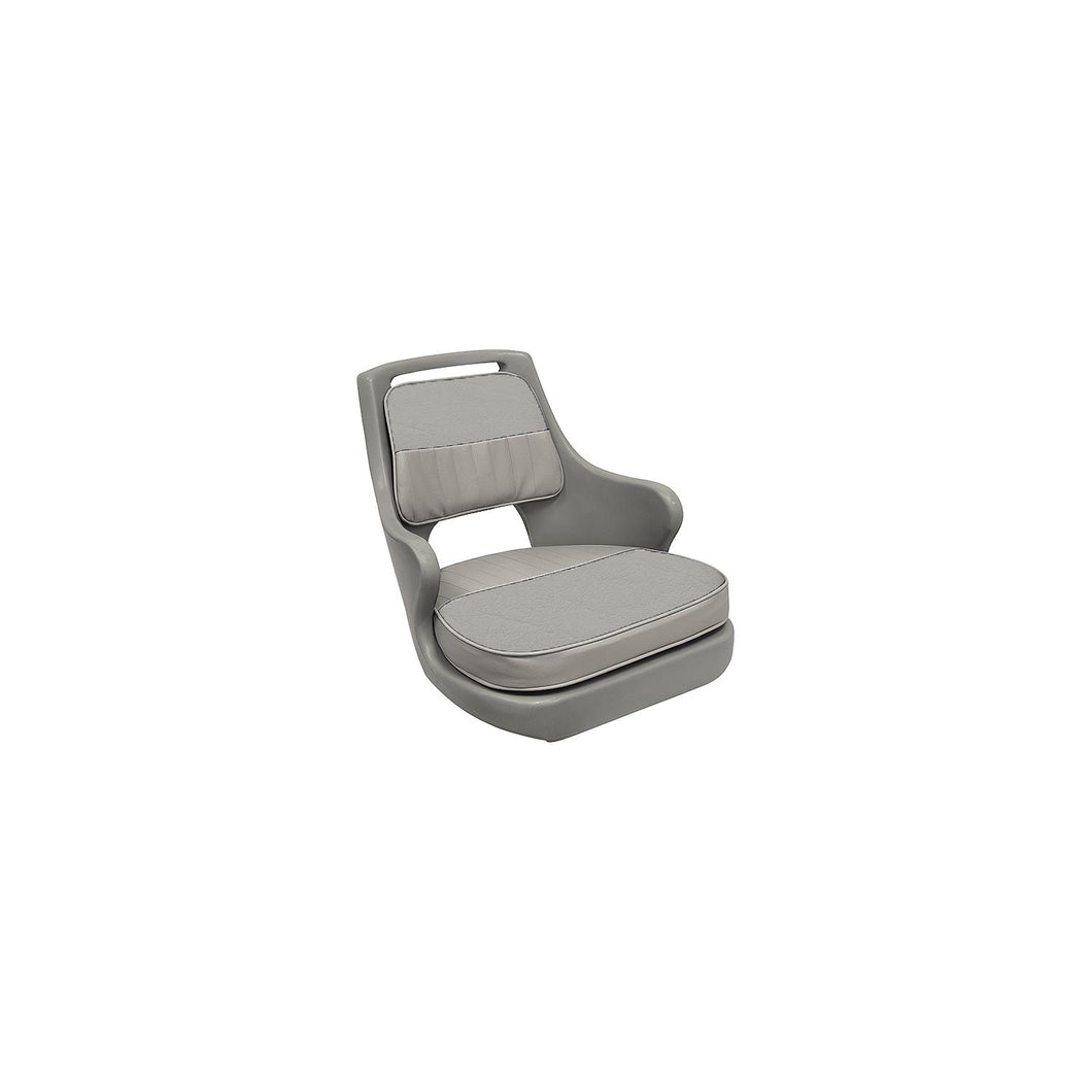 Wise 8WD0153717 Freshwater Bucket Seat W/Cushions, Gray -Gray Shell -Modern Boat Sales & Service