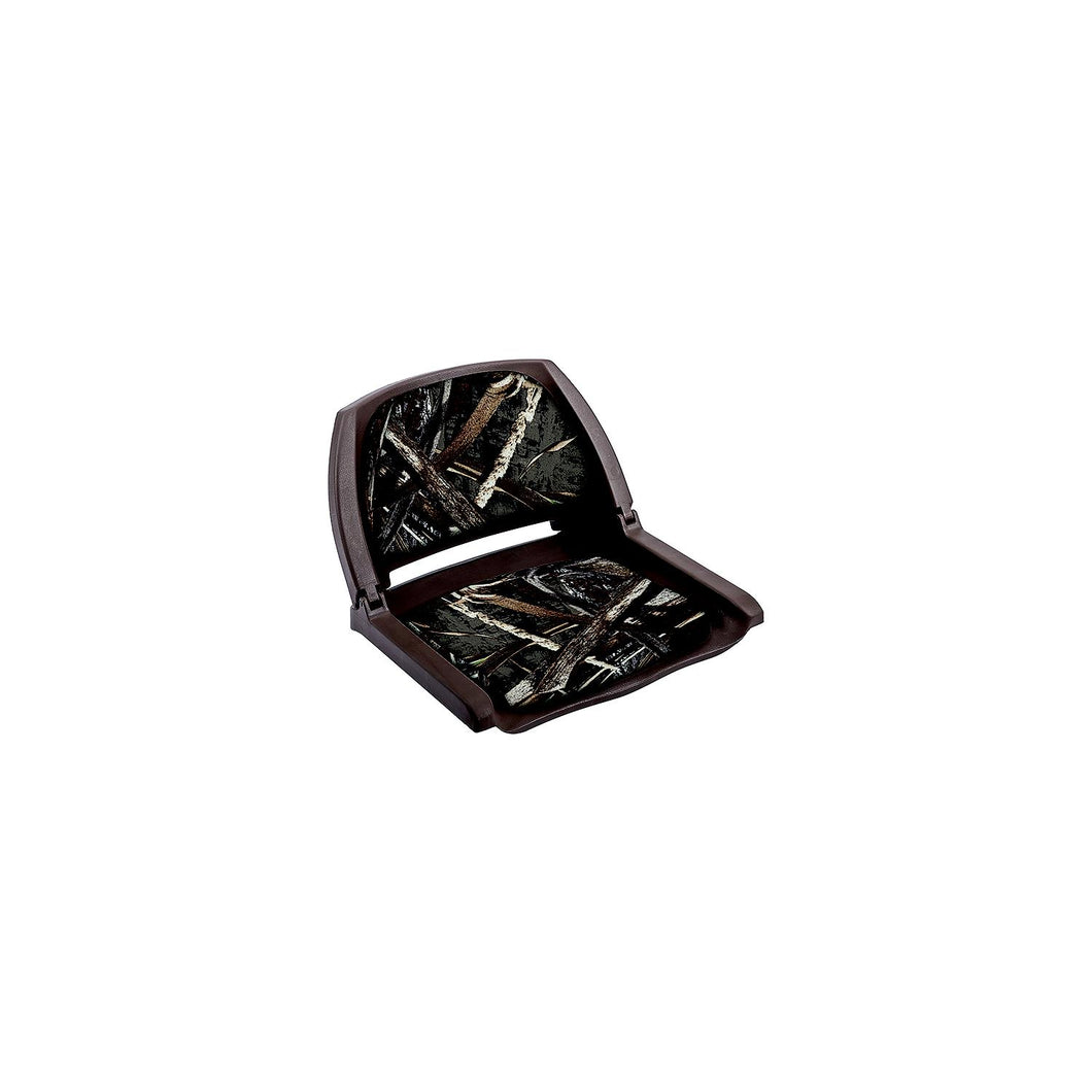Wise 8WD139CLSB733 Deluxe Molded Plastic Fold-Down Seat w/Cushions, Advantage Max5/Brown Shell -Modern Boat Sales & Service