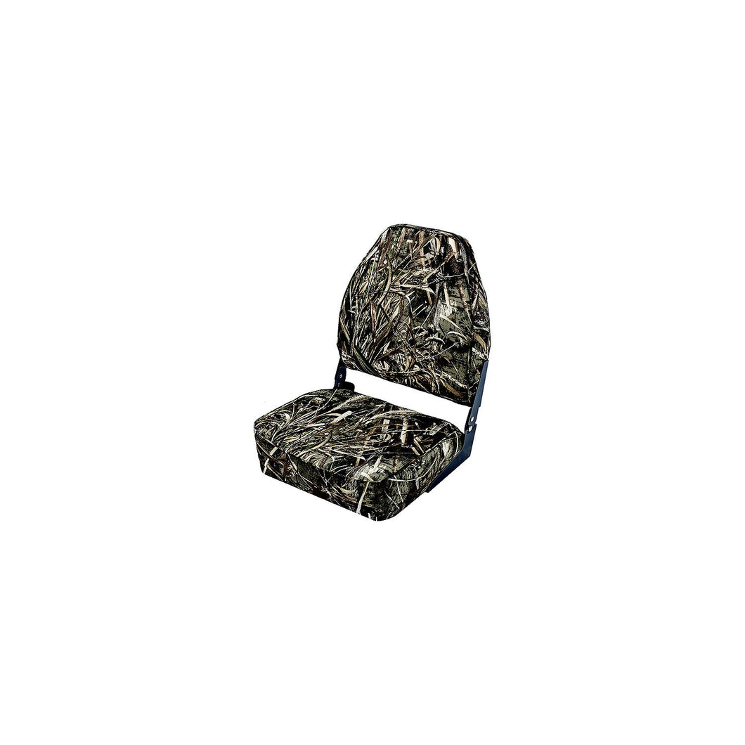 Wise 8WD617PLS733 Camouflage High-Back Fold-Down Seat, Real Tree Max 5 -Modern Boat Sales & Service