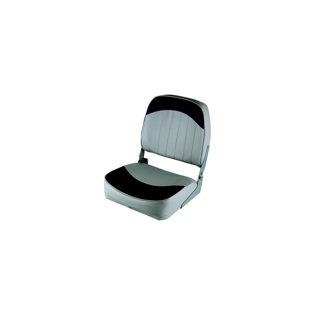 Wise 8WD734PLS660 Economy Fold Down Fishing Seat, Grey/Navy Default Title -Modern Boat Sales & Service