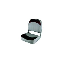 Wise 8WD734PLS661 Economy Fold Down Fishing Seat, Grey/Red Default Title -Modern Boat Sales & Service
