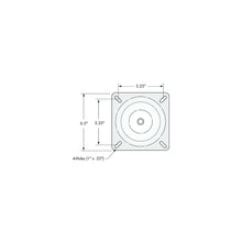 Attwood 1002S Lock'N-Pin 3/4" Pin Seat Mount Black E-Coated w/o Spring -Modern Boat Sales & Service