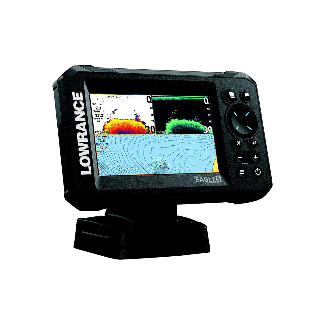 Lowrance 00016111001 Eagle 5 SplitShotâ„¢ w/C-MAPÂ® US Inland -Modern Boat Sales & Service