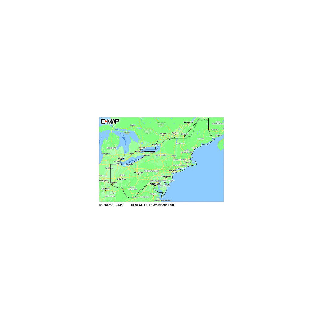 C-Map MNAY213MS Reveal Chart, US Lakes North East Default Title -Modern Boat Sales & Service