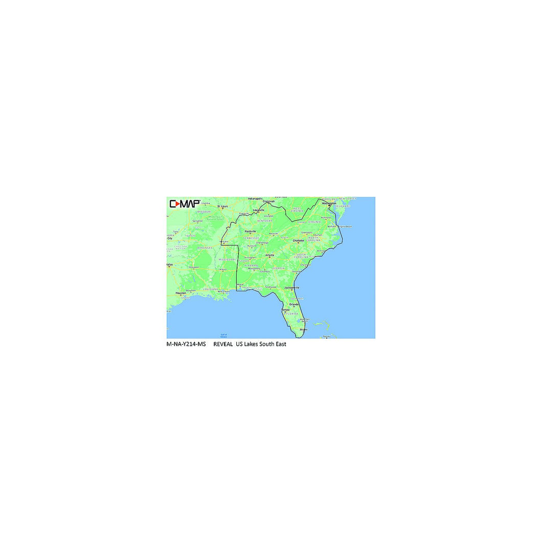 C-Map MNAY214MS Reveal Chart, US Lakes South East Default Title -Modern Boat Sales & Service