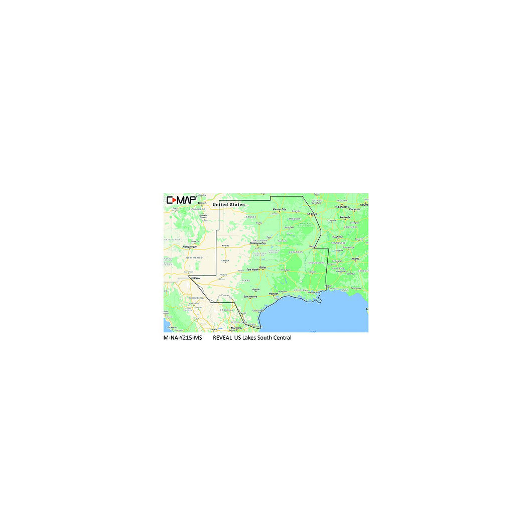 C-Map MNAY215MS Reveal Chart, US Lakes Lakes South Central Default Title -Modern Boat Sales & Service