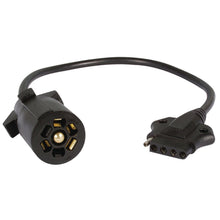 Seachoice 52981 7-Way Round to 5-Way Flat Cable Adapter w/ Lead, 16 In. -Modern Boat Sales & Service
