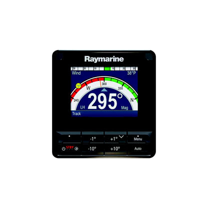 Raymarine E70328 Autopilot Control Heads, Resolution, 320(H) x 240(V) pixels, Size: 3.45" TFT LCD display, Brightness:1,200 cd/m2, Power consumption: 1.57 W, Current: 131 mA, Voltage: 12 V dc -Modern Boat Sales & Service