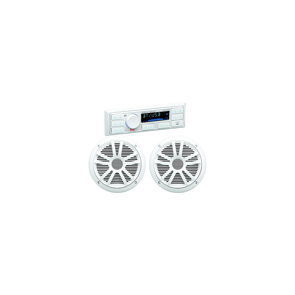 Boss Audio MCK500WB6 Sigle-Din Mech-Less Multimedia Player W/Speakers -Modern Boat Sales & Service