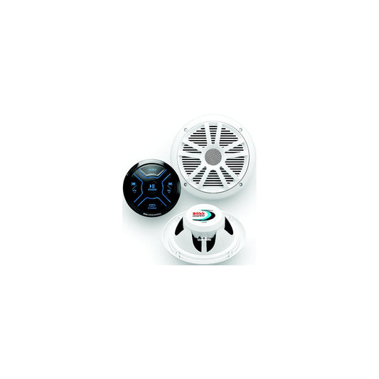 Boss Audio MG150W6 BluetoothÂ® Gauge Receiver Package w/ 6.5" Marine Speakers -Modern Boat Sales & Service