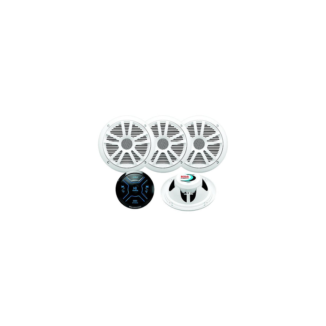 Boss Audio MG250W64 BluetoothÂ® Gauge Receiver Package w/ 4ea 6.5