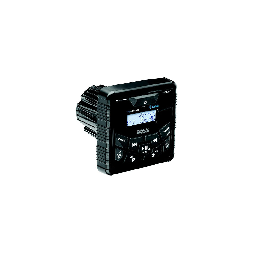 Boss BluetoothÂ® Weatherproof In-Dash Gauge Digital Media AM/FM Receiver -Modern Boat Sales & Service