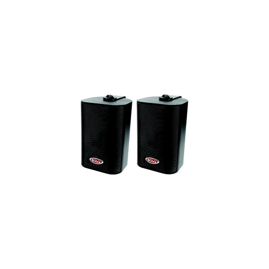 Boss Audio MR43B 4" 3-Way Enclosed System Speakers, Black, Pr. -Modern Boat Sales & Service