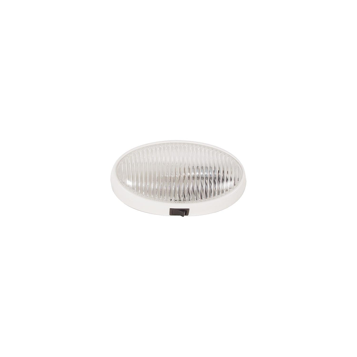 Optronics Oval Porch/ Utility Lights, White w/Switch -Modern Boat Sales & Service