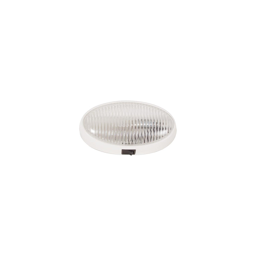 Optronics Oval Porch/ Utility Lights, White w/Switch -Modern Boat Sales & Service